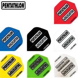 Pentathlon Dart Flight HD150 Standard Transparent Window Schwarz