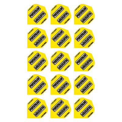 Pentathlon Dart Flight HD150 Standard Transparent Window 5 Stück 3er Sätze Gelb