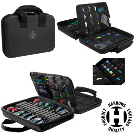Harrows Imperial Darttasche Dartcase Dartbox Wallet Black...