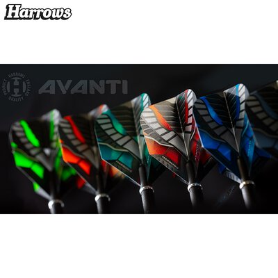 Harrows Avanti Dart Flight Dartflight speziell laminiert in 6 verschiedenen Designs
