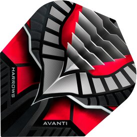 Harrows Avanti Dart Flight Dartflight speziell laminiert Rot