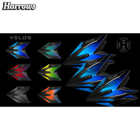 Harrows Velos Dart Flight mit Raketenflügel Aerodynamik Dartflight speziell laminiert in 6 verschiedenen Designs
