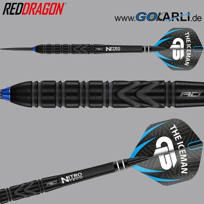 Red Dragon Steel Darts Gerwyn Price Back to Black Special Edition Steeltip Dart Steeldart 22 g