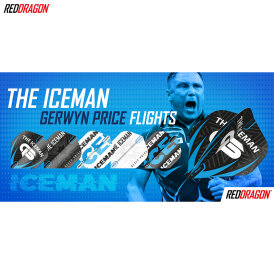 Red Dragon Gerwyn Price The Iceman Flights Hardcore Dart Flight Neuheit 2019 / 2020 verschiedene Designs