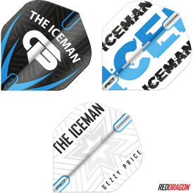 Red Dragon Gerwyn Price Hardcore The Iceman Flight Pack...