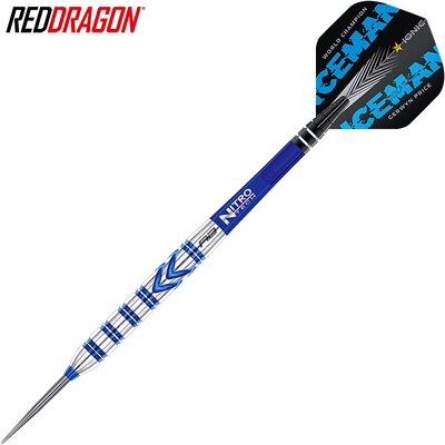 Red Dragon Steel Darts Gerwyn Price Original PVD Blue 90% Steeltip Dart Steeldart 24 g