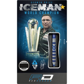 Red Dragon Steel Darts Gerwyn Price Original PVD Blue 90% Steeltip Dart Steeldart 26 g