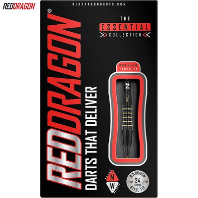 Red Dragon Steel Darts Clarion Black Steeltip Dart Steeldart 24 g