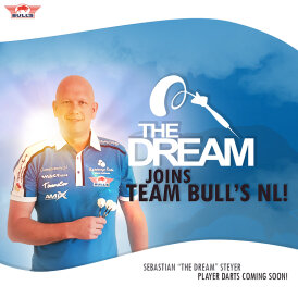 BULLS NL Steel Darts Sebastian Steyer The Dream 90% Tungsten Matchdart Steeltip Darts Steeldart