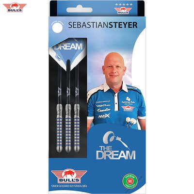 BULLS NL Steel Darts Sebastian Steyer The Dream 90% Tungsten Matchdart Steeltip Darts Steeldart 22 g