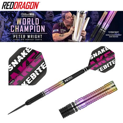 Red Dragon Steel Darts Peter Wright World Championship 2020 Edition Weltmeister 2020 Steeltip Dart Steeldart 25 g
