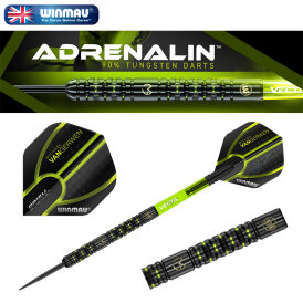 Winmau Steel Darts MvG Michael van Gerwen Adrenalin 90% Tungsten Steeltip Dart Steeldart 23 g