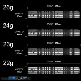 Winmau Steel Darts MvG Michael van Gerwen Authentic 85% Tungsten Steeltip Dart Steeldart