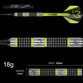 Winmau Soft Darts MvG Michael van Gerwen Aspire 80% Tungsten Softtip Dart Softdart 20 g