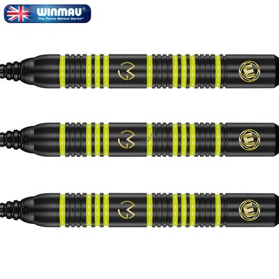 Winmau Soft Darts MvG Michael van Gerwen Ambition Black Brass Softtip Dart Softdart 20 g