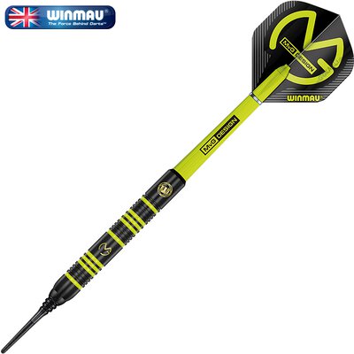 Winmau Soft Darts MvG Michael van Gerwen Ambition Black Brass Softtip Dart Softdart 2020 20 g