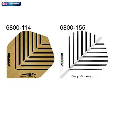 Winmau Daryl Gurney Embossed Specialist Players Spieler Dart Flight Dartflight Gold Design 1