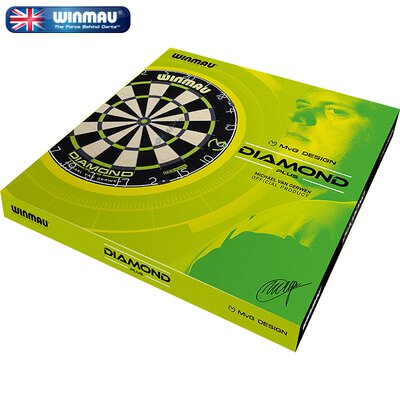 Winmau MvG Diamond Edition Michael van Gerwen Bristle Dart Board Dartboard Dartscheibe & Surround - Komplettset