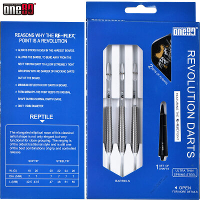 one80 Soft Darts Reptile Revolution VHD Softtip Dart Softdart