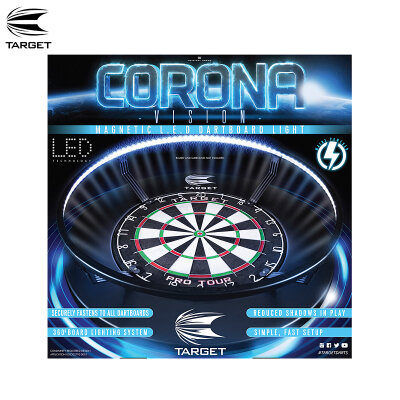 Target Corona Vision Dartboard LED Beleuchtungs System Verpackung besch�digt