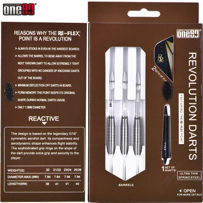 one80 Soft Darts Reactive Revolution VHD Softtip Dart Softdart
