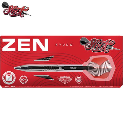 Shot Soft Darts Zen Kyudo 90% Tungsten Softtip Darts Softdart