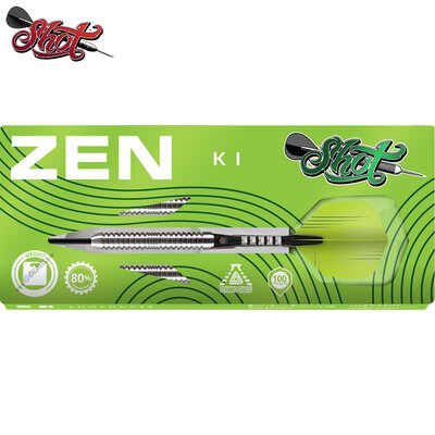 Shot Steel Darts Zen Ki 80% Tungsten Steeltip Darts Steeldart