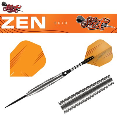 Shot Steel Darts Zen Dojo 80% Tungsten Steeltip Darts Steeldart 23 g