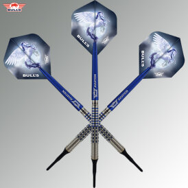BULLS NL Soft Darts Blue Pegasus Barrel A 95% Tungsten Softtip Darts Softdart 18 g