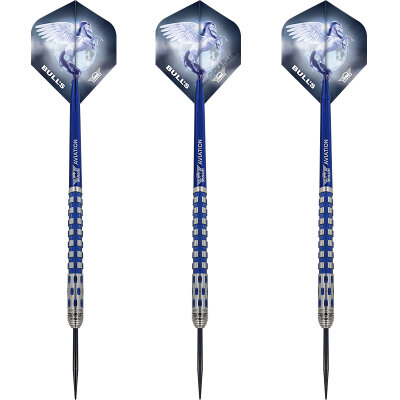 BULLS NL Steel Darts Blue Pegasus Barrel C 95% Tungsten Steeltip Darts Steeldart 22 g