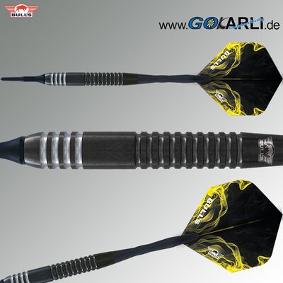 BULLS NL Soft Darts Smoke Sliver 80% Tungsten Softtip Darts Softdart 22 g