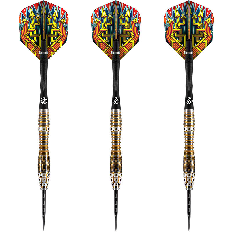 Set Freccette Steel Darts Shot! Roman Empire Legion – 23g, Punta In Acciaio, Barilotti In Tungsteno