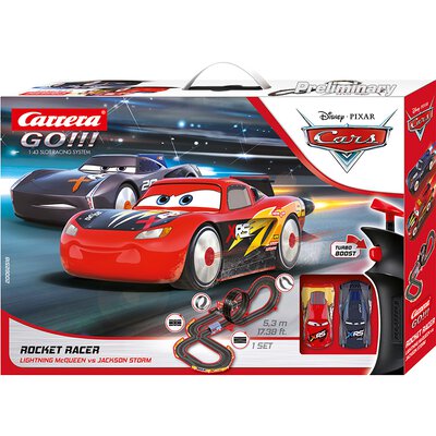 Carrera GO!!! Rennbahn Disney/Pixar Cars Rocket Racer Set / Grundpackung 62518