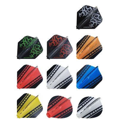 Robson Plus Dart Flight V Flights - Tribe Flight verschiedene Flight- Formen / Shapes und Farben