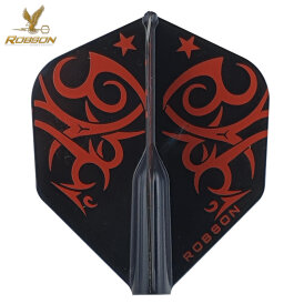 Robson Plus Dart Flight Tribe Standard Dartflights Rot RO-51741