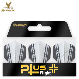 Robson Plus Dart Flight V Standard Dartflights Weiß RO-51744
