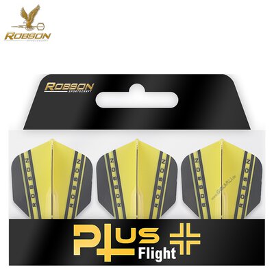 Robson Plus Dart Flight V Standard Dartflights Gelb RO-51746