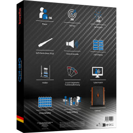 Karella Dart Dartautomat CB-90 Elektronik Dartboard Turnierausführung