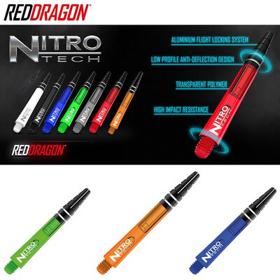Red Dragon Nitrotech Shaft in verschiedenen Designs 3er Set
