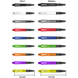 Red Dragon Nitrotech Shaft 3er Set Grau S Kurz