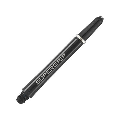 Harrows Supergrip Shaft mit Ring 5er Set Schwarz/Silber M Mittel