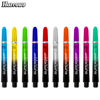 Harrows Supergrip Fusion Shaft mit Ring 3er Set S Kurz Aqua