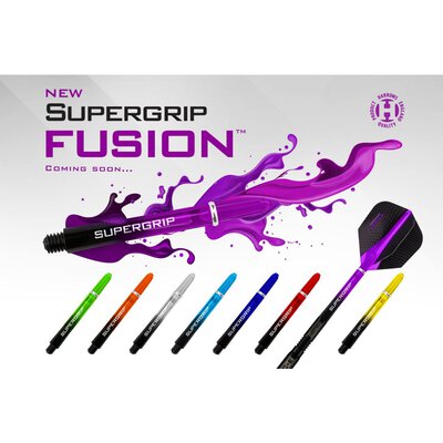 Harrows Supergrip Fusion Shaft mit Ring 3er Set S Kurz Orange