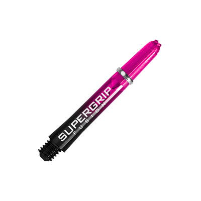 Harrows Supergrip Fusion Shaft mit Ring 3er Set S Kurz Dark Pink