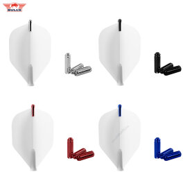 BULL´S NL Aviation Flight Protector Flightschoner Aluminium 5er Set Silber