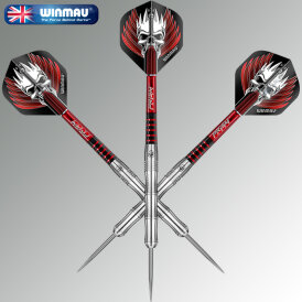 Winmau Steel Darts Mervyn King Silver 90% Tungsten Steeltip Dart Steeldart 26 g