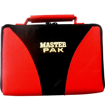 Karella Dart Master Pak Multi Case Darttasche Dartcase Dartbox Wallet Rot