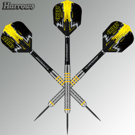 Harrows Steel Darts Dave Chisnall Chizzy 80% Tungsten Steeltip Dart Steeldart 21 g
