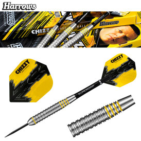 Harrows Steel Darts Dave Chisnall Chizzy Brass Tungsten Look Steeltip Dart Steeldart 22 g