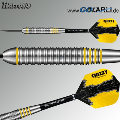 Harrows Steel Darts Dave Chisnall Chizzy Brass Tungsten Look Steeltip Dart Steeldart 23 g